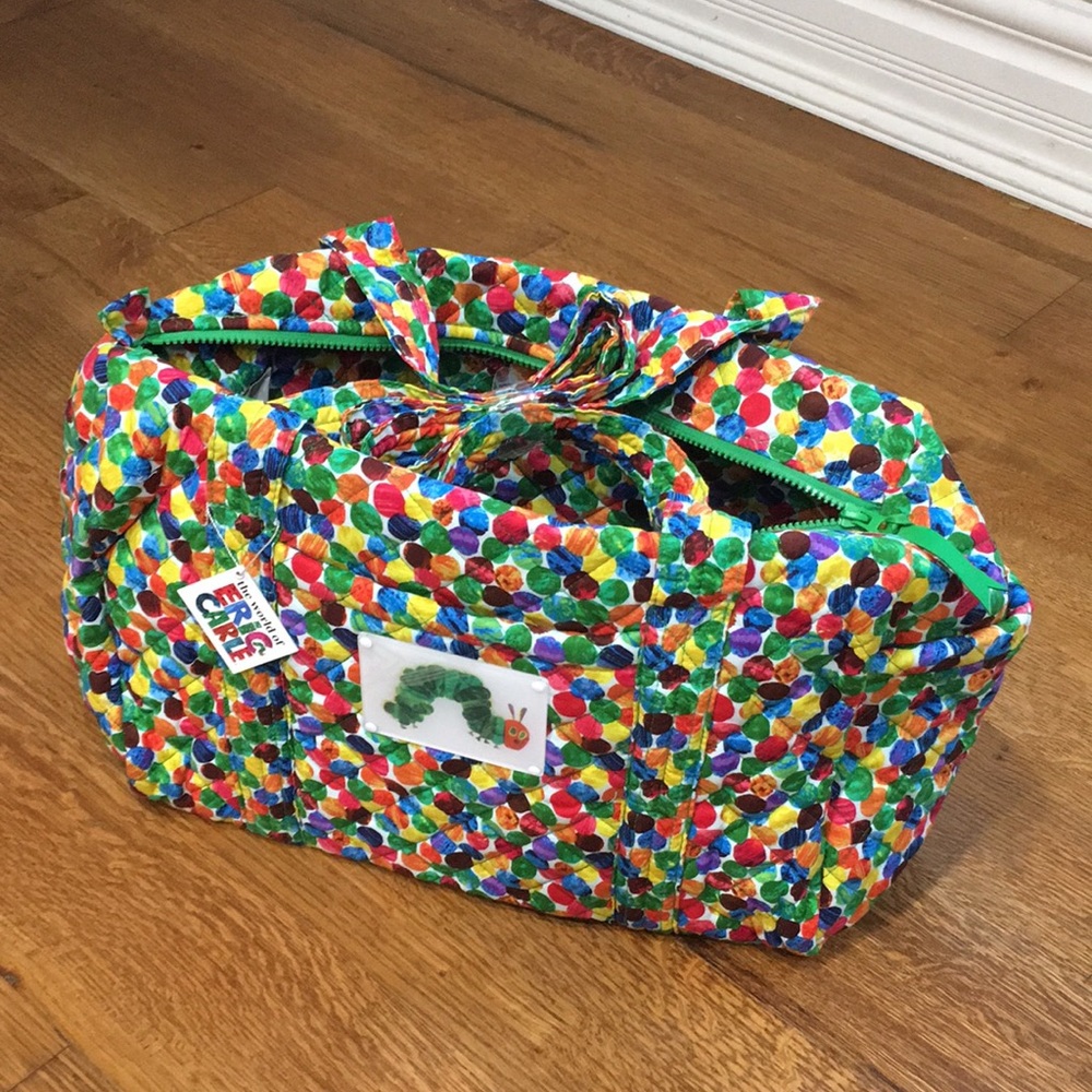 Eric Carle quilted duffle bag diaper bag - Picture 2 of 14
